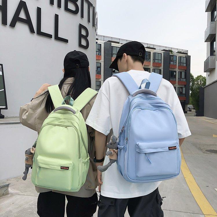 Schoolbag1011 Japanese ins Large Capacity Simple Backpack Lightweight High School Student College Student Backpack Fresh Versatile School Bag