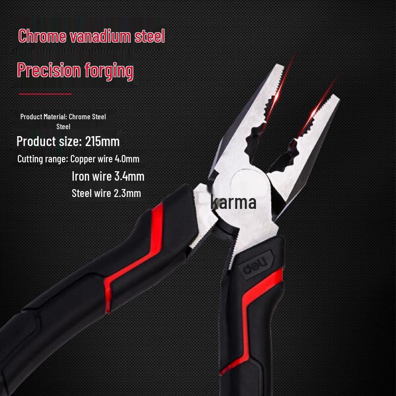 Deli Tools Industrial Grade Japanese Wire Pliers