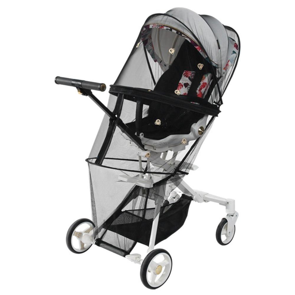 

Cartoon Zipper Type Mosquito Net Pushchair Zipper Curtain Fly Protection Accessories