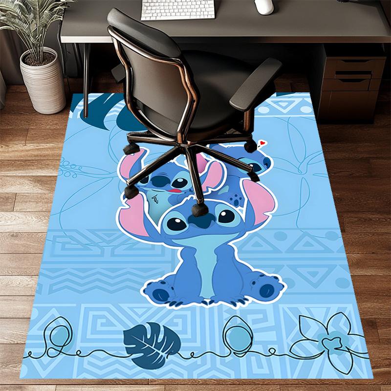 1pc S-Stitch Design Printed Area Rug Carpet for Bedroom Living Room Home Decor Rugs Mat Non Slip Mat Rug for Bedside