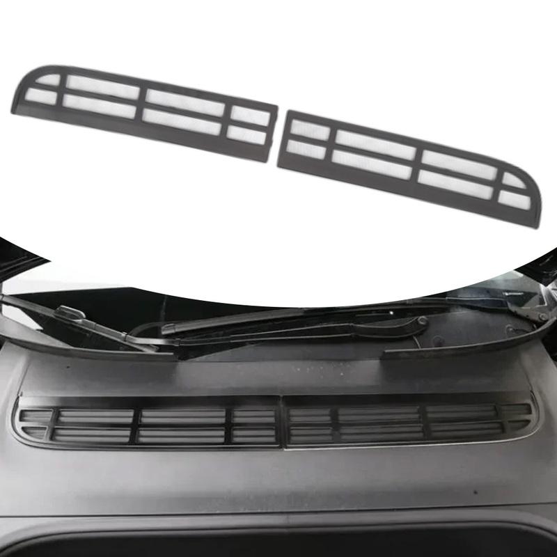 2Pcs Car Front Air-conditioning Net Cover Intake Grille Clean Air Inlet Protective For Tesla Model Y Juniper 2025-2026 LHD