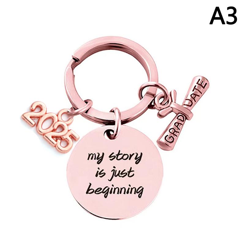 Schlüsselanhänger mit Abschlussmotiv der Klasse 2025, inspiriert von Geschenken für Absolventen der Universität, Hochschule, Mittelschule, Oberschule, Souvenir für ältere Schüler