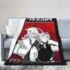 Fullmetal Alchemist Blanket Cover Flannel Anime Manga Warm Throw Blankets for Bedding Couch Bed Rug