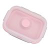 2PCS Silicone Lunch Storage Container Collapsible Design Airtight Kitchen Organizer  For Camping