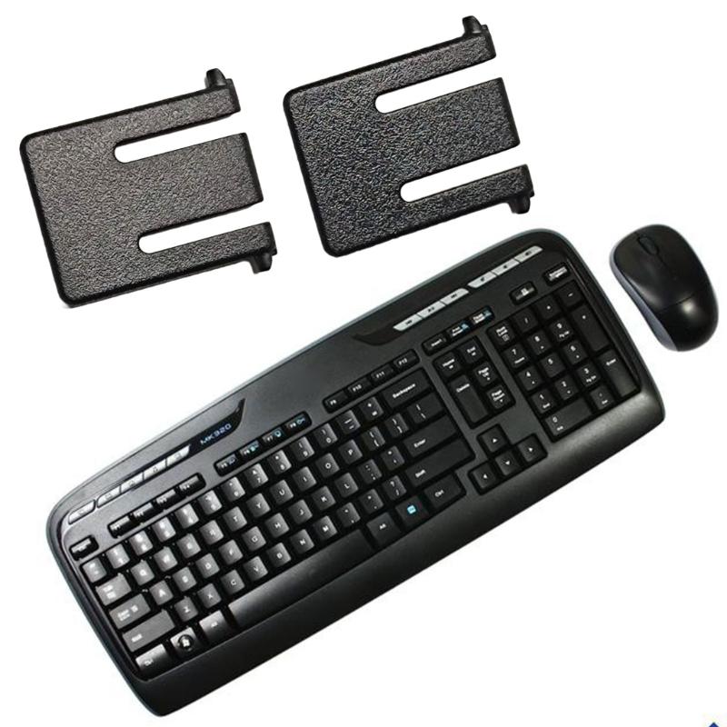 1Pair Universal Computer Keyboard Stand For MK320 MK335 K330 Models With Sturdy Plastic Easy Installation