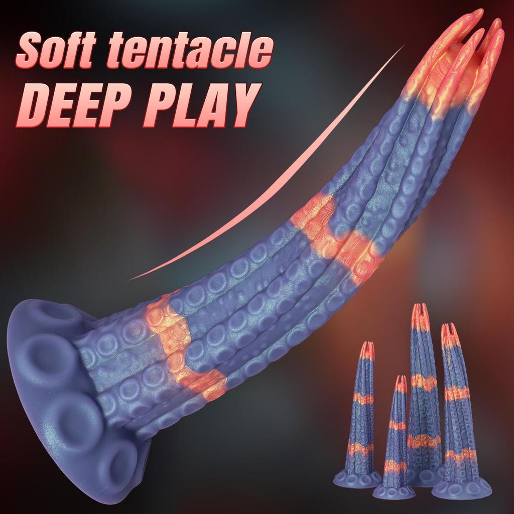 Ultra-Long Silicone Dildo - Irregular Shape for Women