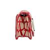 Valentino Locò V Logo Print Patchwork Magnetic Closure Calfskin Baguette Bag Shoulder Crossbody Handbag Women Bags Beige Red W0B0L97JSQJ4A