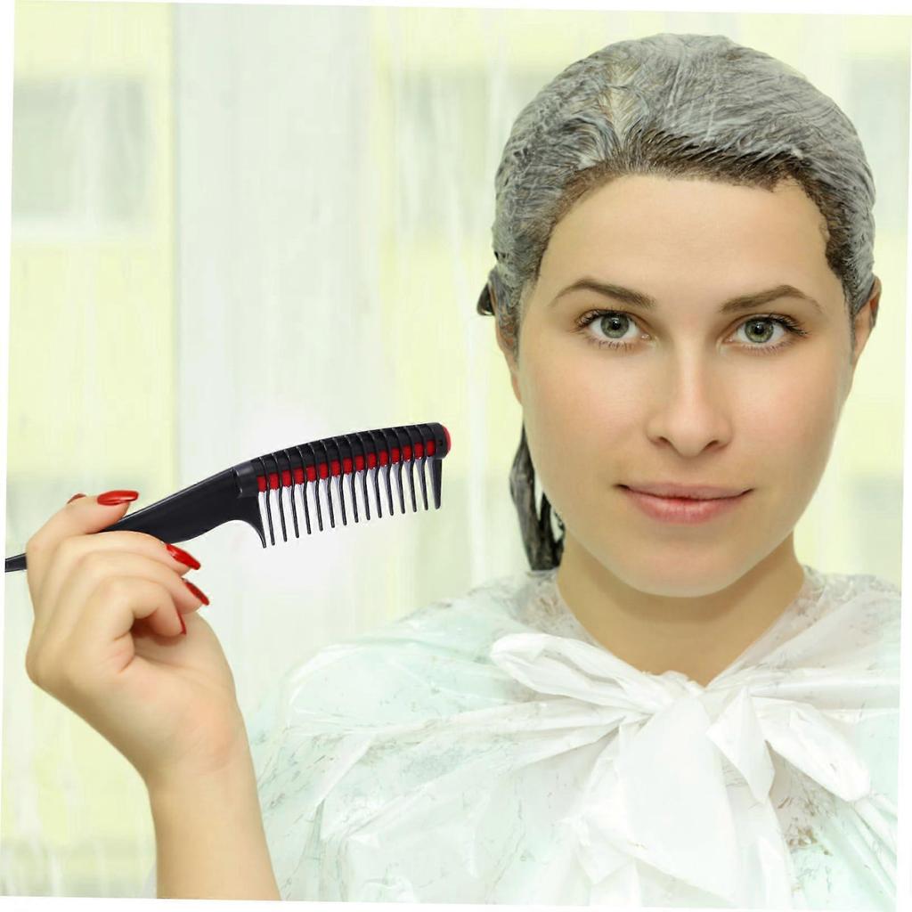 Detachable Roller Hair Dye Comb with Wide Tooth for Precise Parting and Gentle Scalp Massage