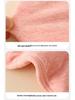 Girls' High-Waisted Camel Hair Cotton Pants for Winter - Three-Layer Thermal Uniform for Older Children