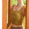 Spring Collection: Women's Long-Sleeve Mesh Yoga Suit with Chest Pads – Soft, Breathable, and Sexy Outdoor Sports Sunscreen T-Shirt