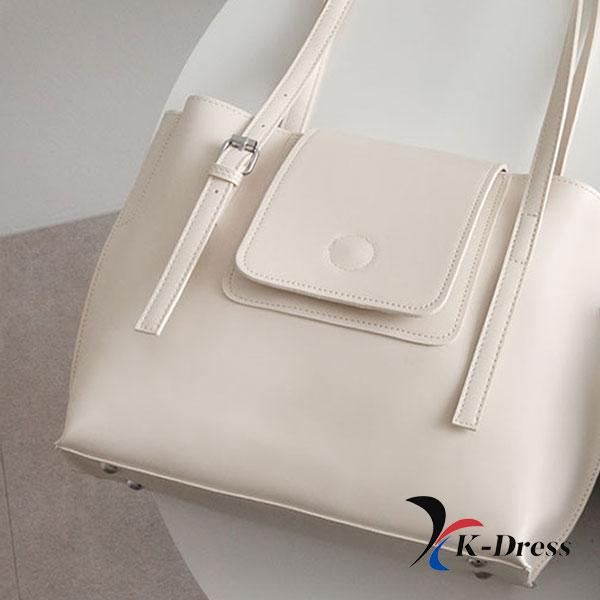 Codzienna torba na ramię ze ściegiem kwadratowym (1 kolor)