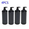 Refillable Bottles Shampoo Lotion PET Travel 17oz Wash 4PCS With Pump Bottles Clean Container Dispensers Empty