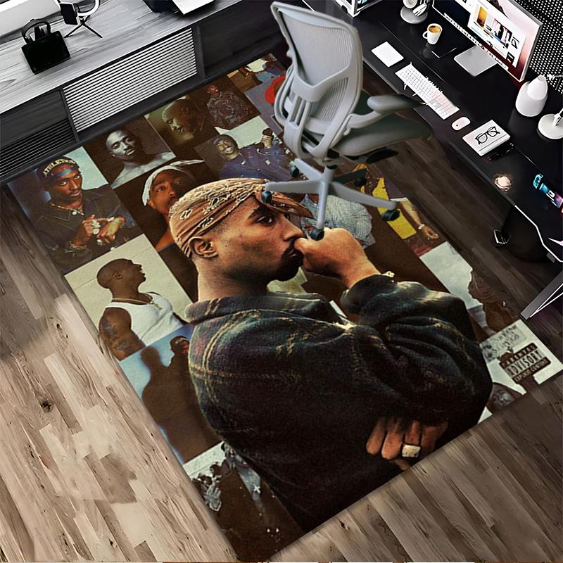 Rap Legends Living Room Non-Slip Area Rug Soft Carpet for Bedroom Game Playroom Sofa Office Home Decor Doormat Christmas Gift C9211200
