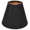 6PCS Clip On Design Lamp Cover Black&Gold Small Lamp Shades  Chandelier Replacement