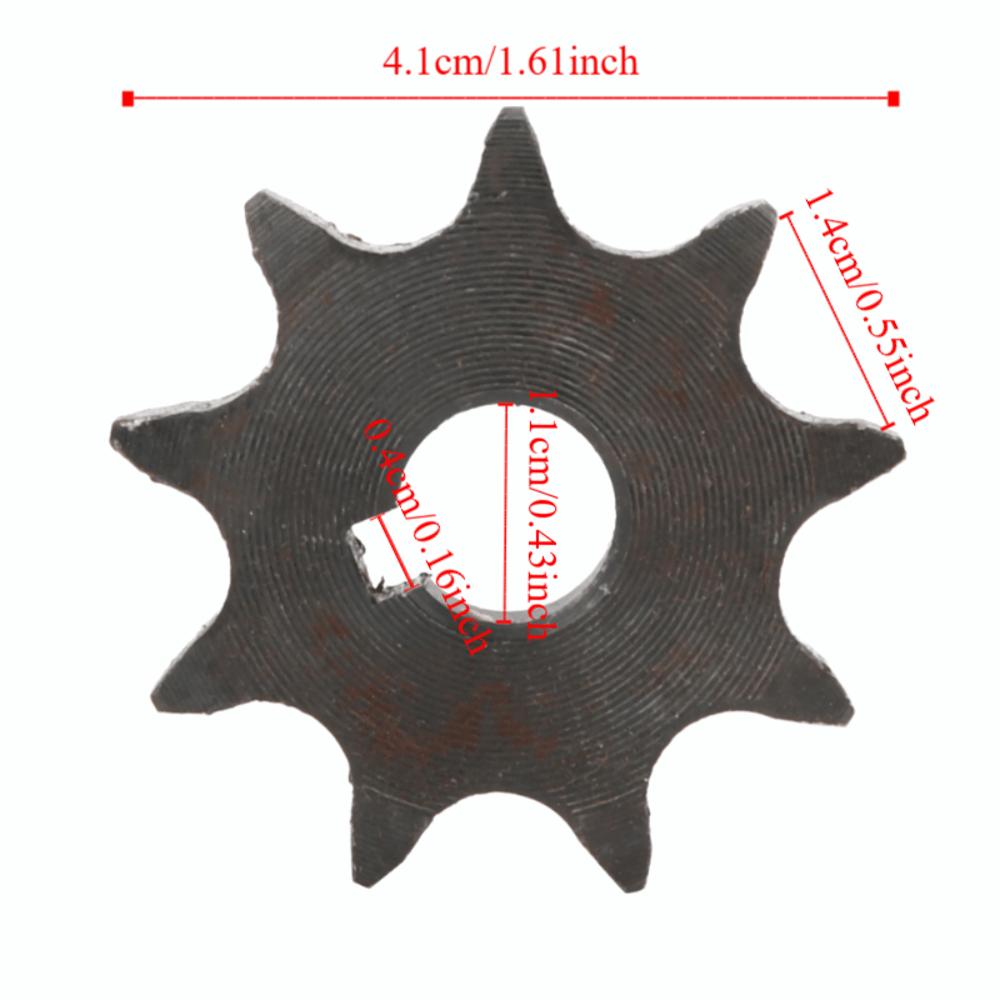 Inner 11mm Motor Sprocket 428 9T Chain Wheel for Z2 Z3 Motor Roller Chain Electric Scooter
