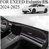 FOR EXEED Exlantix ES 2024-2025 Car Dash Mat Dashmat Dashboard Mat Cover Sun Shade Dash Board Cover Carpet Accessories