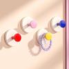 Colorful Suction Cup Multi-Funcationl Single-Tier Strong Load-Bearing Seamless PP Bathroom Hook