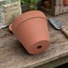 Durable Garden Planter Terracotta Flowerpot, Clay Plant Pot with Drainage Hole, Porous Succulents for Indoor Outdoor Plants Cacti Herbs Thick
