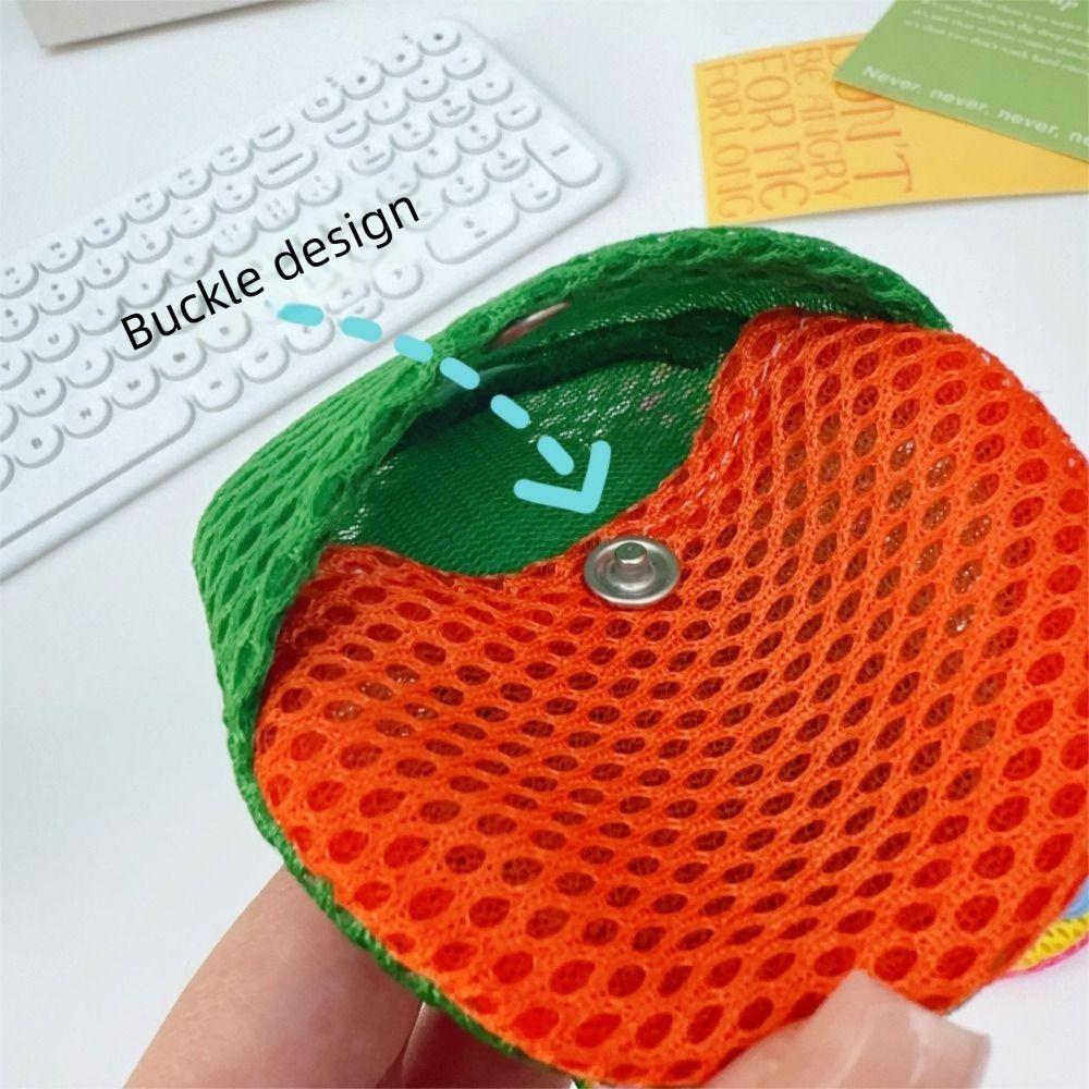 Breathable Mini Coin Purse Portable Headphones Organizer Backpack Hanging Bag Pendant  Cosmetics