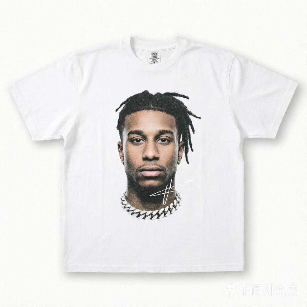 Michael Olise Grafik-T-Shirt – Fußballsigniertes Streetwear-Shirt – Premium-Baumwolle Unisex-T-Shirt M
