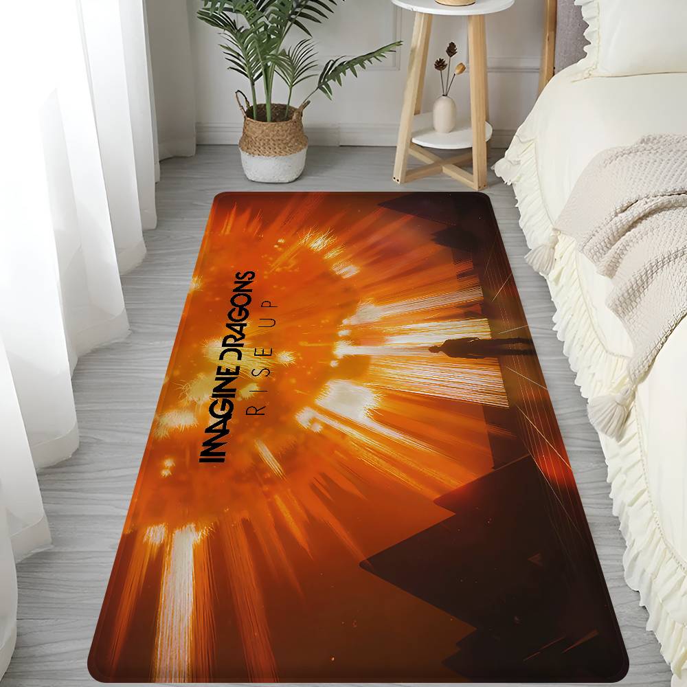 Imagine Dragon Band Floor Mat Rectangle Anti-slip Home Soft Badmat Front Door Indoor Outdoor Mat Welcome Doormat