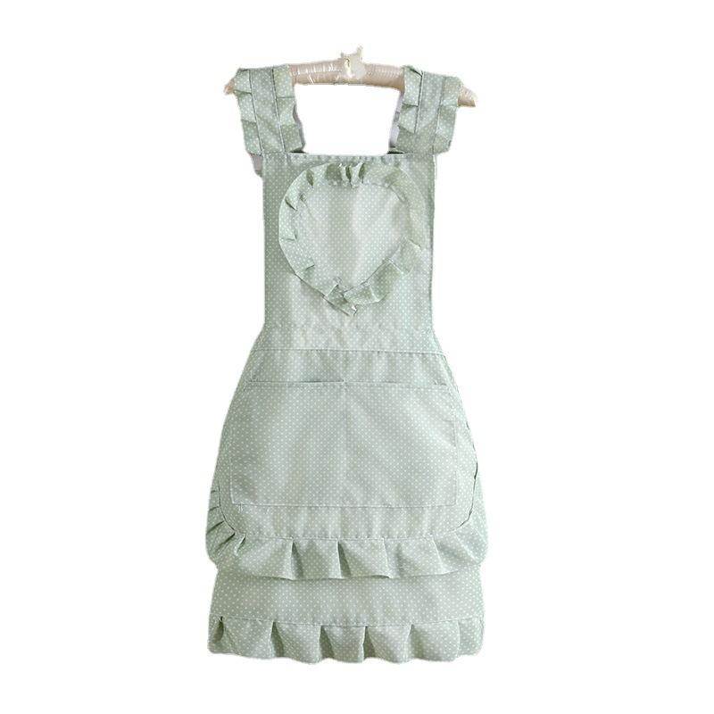 Cute Fashionable Princess Dress Apron Women’s New Korean Trend Kitchen Cooking Apron Breathable Anti-Stain Work Wear