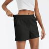 Women's Cotton And Linen Shorts, With Pockets, Soft Button Closure, Zipper, Slim Fit.