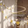 Paper Heart Streamer Banner Decorative Paper Garland Paper Heart Decorations  Wedding Decorations