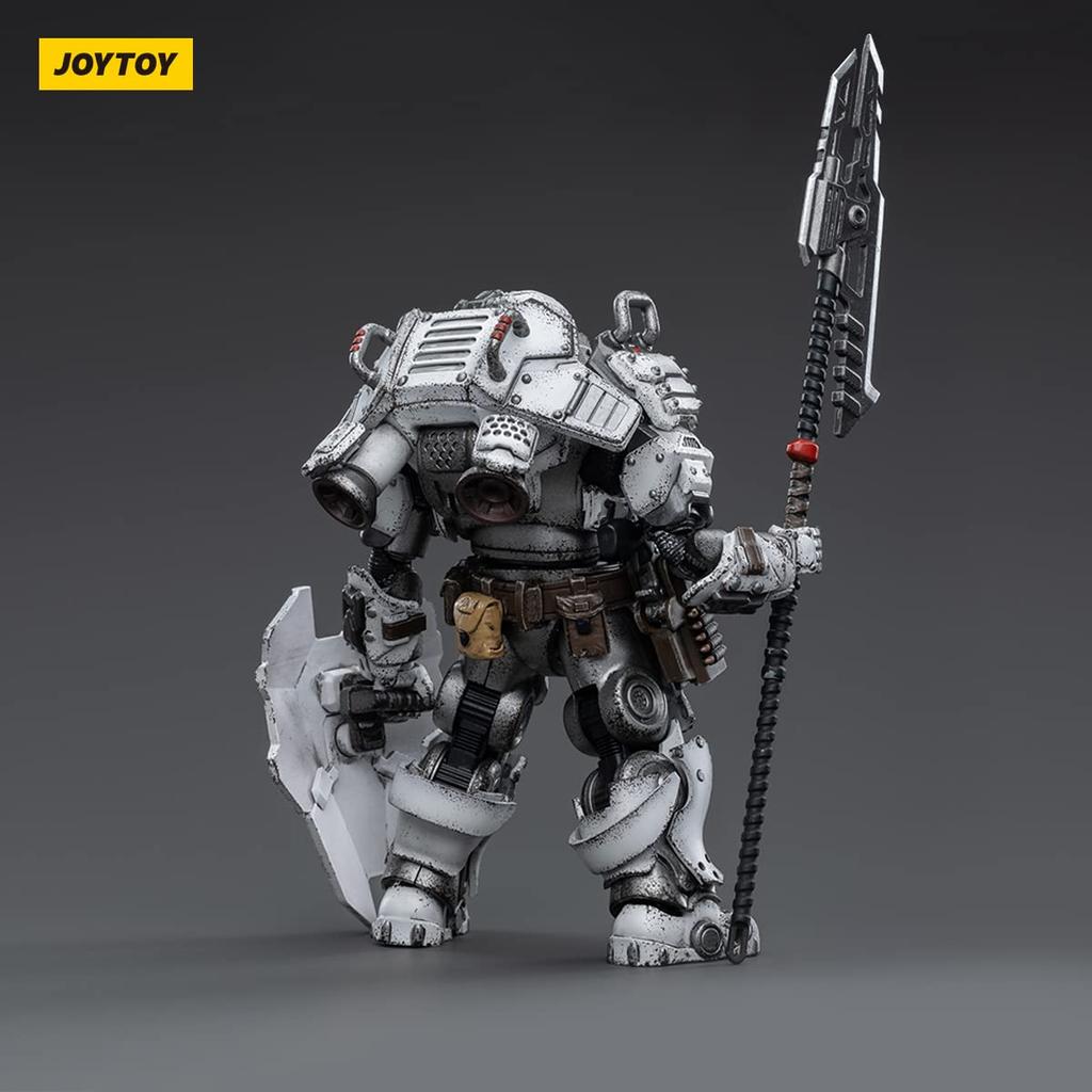 JOYTOY War The Sad Expeditionary White Iron Cavalry Regiment 9 Weapon Scale PVC ABS Painted Movable Figure Star Force, "Heavy User" 1/18 &