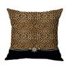 Leopard Zebra Pattern Letter Bow Decorative Cushion Cover Pillow Pillowcase Polyester 45cm Throw Pillows Home Decor Pillowcover