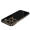 Applicable to Xiaomi Mi 15 fine hole 6D electroplating straight edge mobile phone case vivi5pro anti-drop 14Ultra protective case