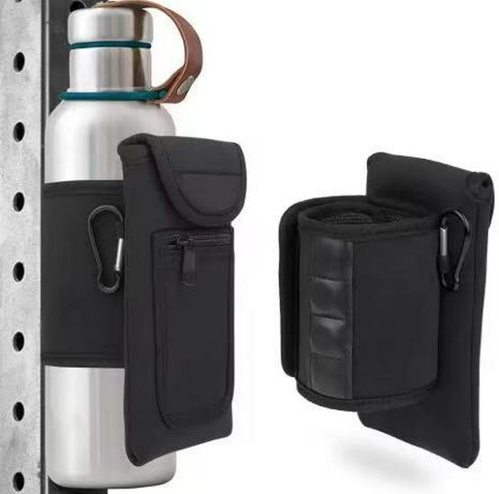 Outdoor Sports Insulated Water Bottle Bag with Magnetic Cup Holder - Large Capacity, Non-slip Design