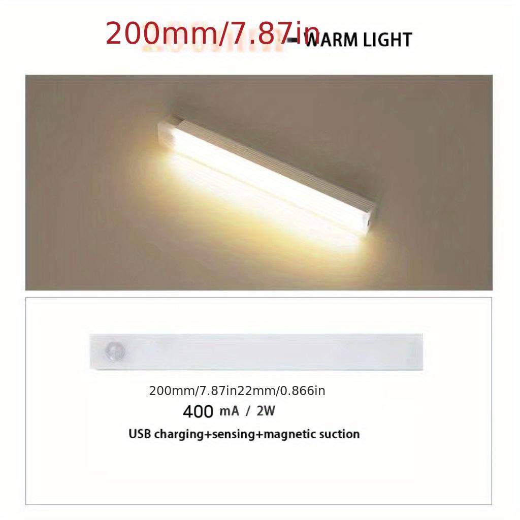 

Беспроводной светодиодный ночник с датчиком движения, световая панель, ночник для шкафа, USB-лампа-детектор, подсветка под шкаф, прикроватный ночник для лестницы