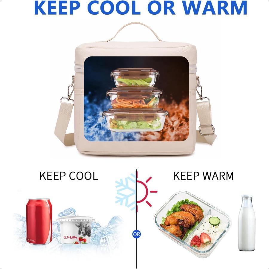 

Insulated Lunch Bag for Women Adult Lunch Box Lightweight Waterproof Lunchbox Soft Cooler Reusable Lunch Bags for Work United States