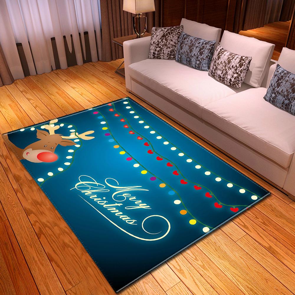 Christmas Living Room Floor Mat Bedroom Dining Room Carpet Carpet Doormat