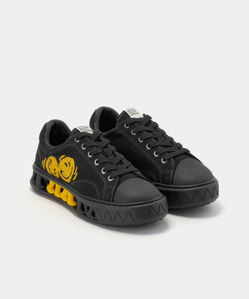 78Under M-2 Graphic Low Top_Ash Black