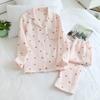 Japanese New Arrival Style Autumn and Wintertime Long-sleeved Trousers, Pure Cotton Air Cotton, Warm Ladies Pajamas, Home Service Sleepwear
