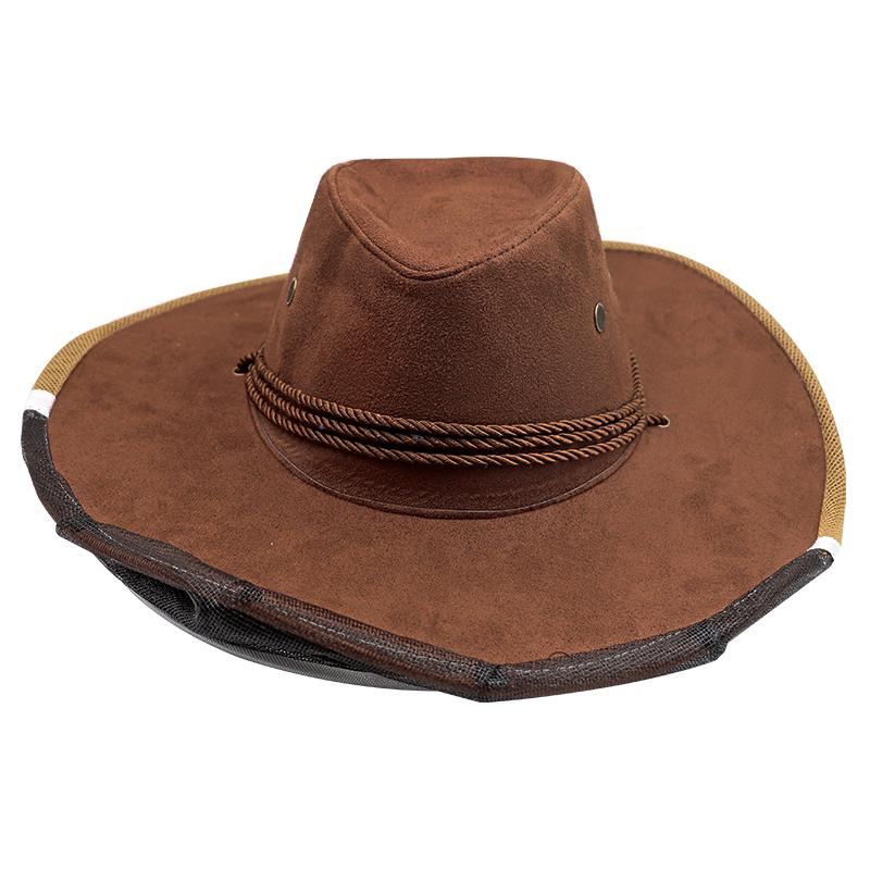 Imker Schutzkappe Anti-Bienen-Stoff Nylon-Netzgarn Hut Imkerei Schutzmütze Imker Cowboy Komfortables Design