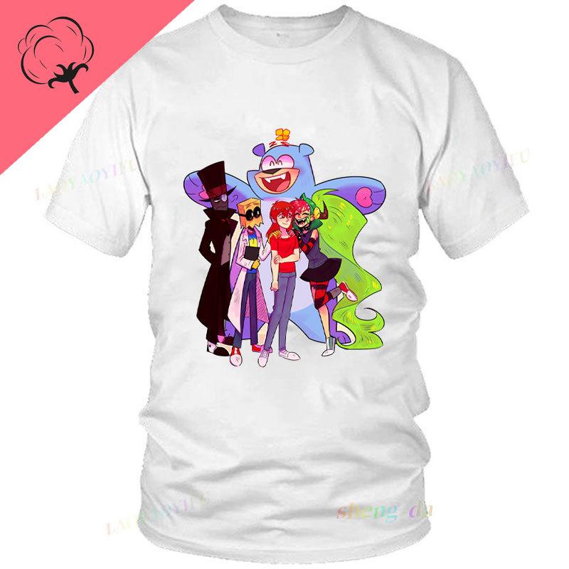 Mexico Cartoon Villainous Black Hat Casual Funny Graphic T Shirts Hot Sale Cotton Short Sleeve Streetwear Harajuku Top