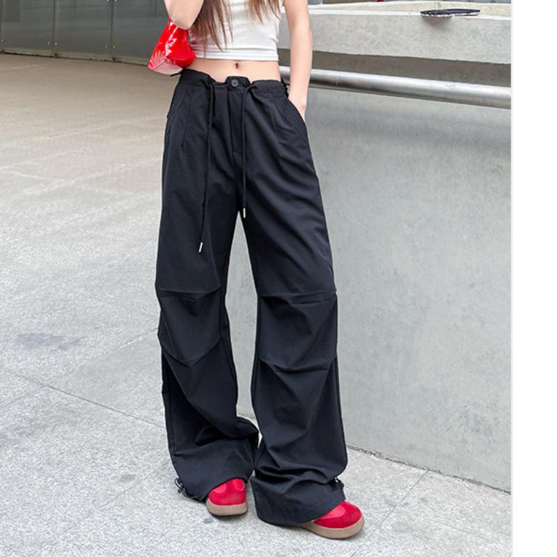 Work Pants for Women In Summer Thin High Waist Loose Parachute Casual Wide-leg Outdoor Spring and Autumn Sports Pants