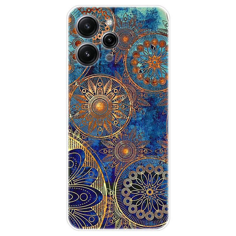 Para xiaomi redmi 12 redmi12 4g caso macio silicone capa traseira dos desenhos animados caso de telefone criatividade