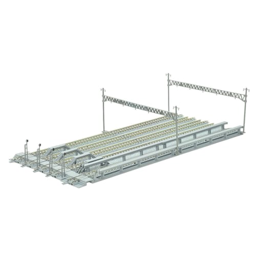 TOMYTEC TOMIX N Gauge Rail Depot Extension 91017, Silver