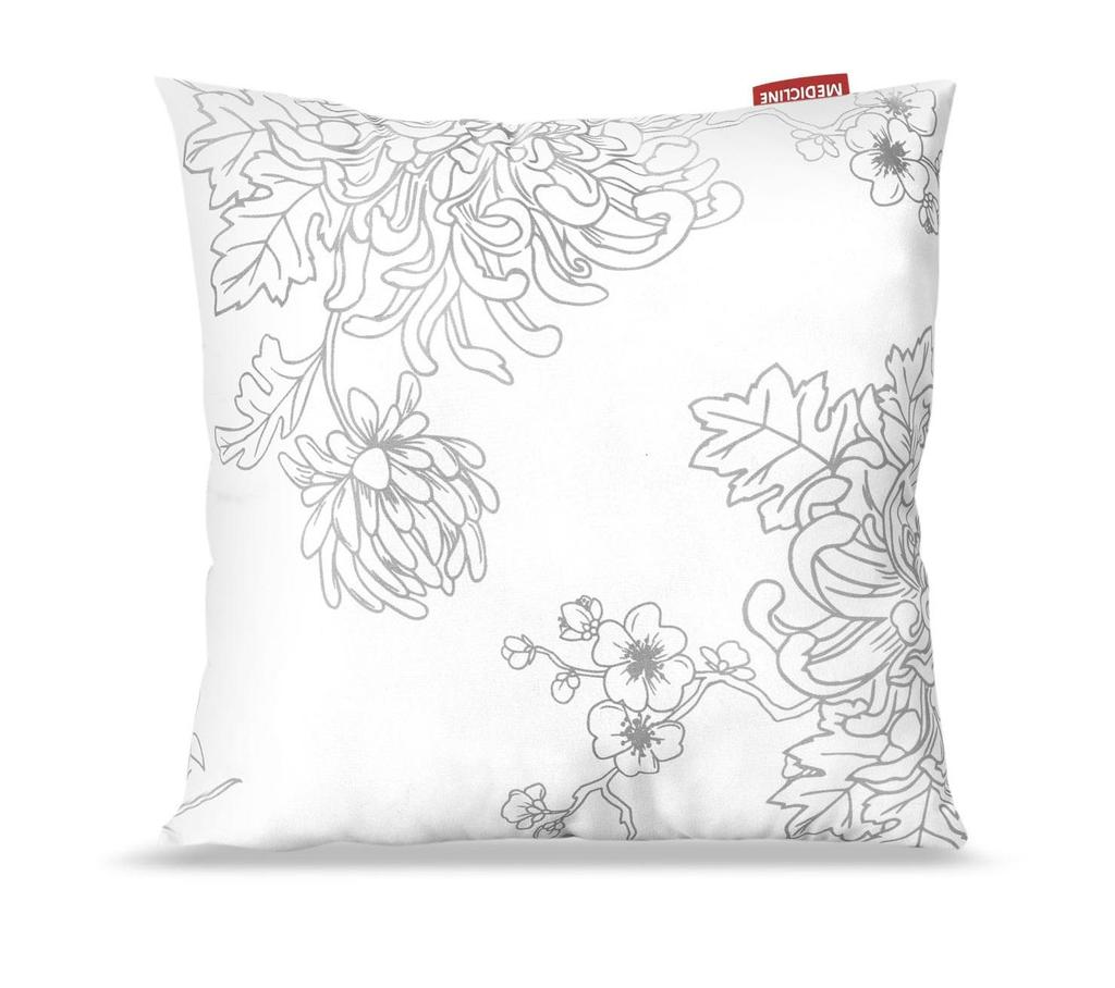 Anti-Allergy Pillow Microfiber Floral Silicone Various Sizes