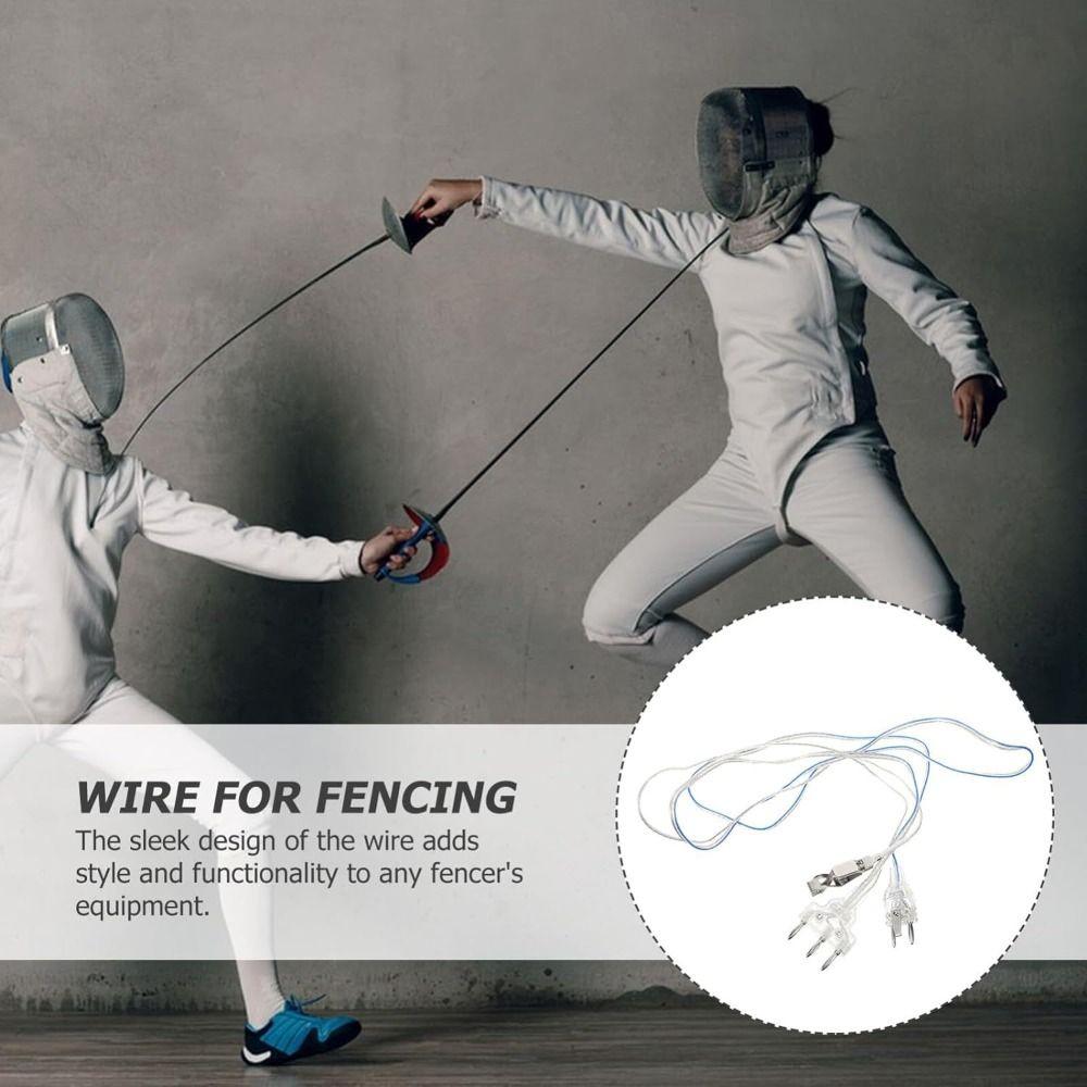 Hand Line Fencing Body Cords Stainless Steel Fencing Foil Wires Epee Body Cable Electronic Supply