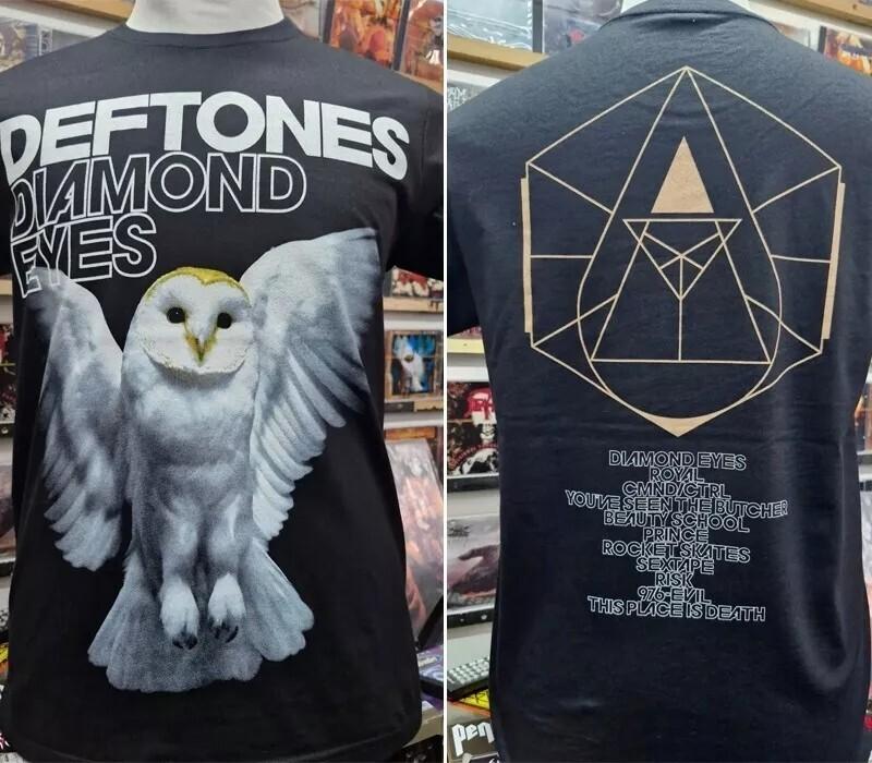 Deftones Diamond Eyes Черная Унисекс Футболка 2 Стороны 90-х Ремейк S-5XL Унисекс Футболка XXL
