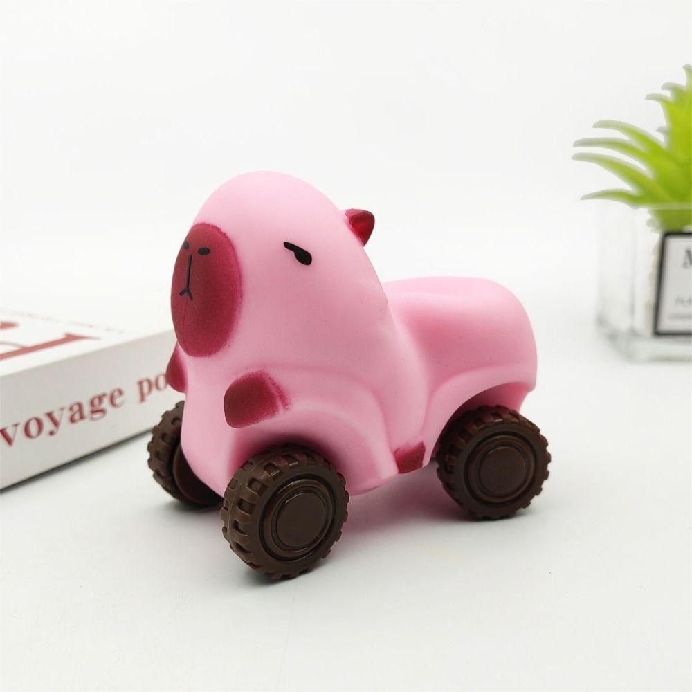 with Wheel Capybara Fidget Toy High Elasticity Cute Pinch Toy Kids Tricky Doll