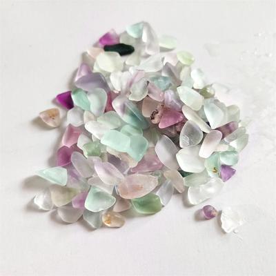 100g Cristal de Fluorita Arco-Íris Natural Pedra Bruta Colorida Brilhante Decoração de Mesa Cristal de Cura