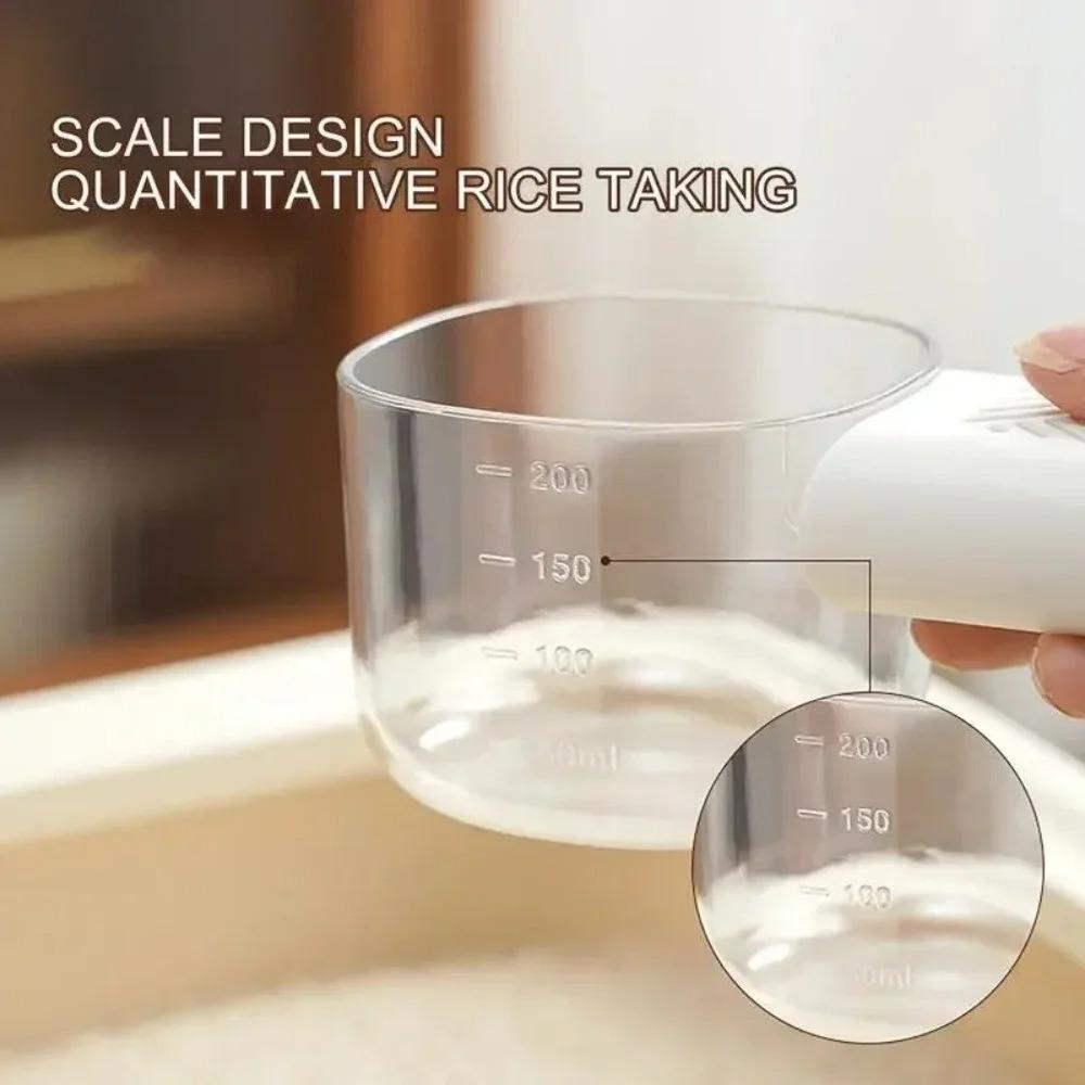 Moisture-proof And Insect-resistant With Graduated Rice Scoop Measuring Spoon Grocery  for Powder Soybean Cats Dogs Household