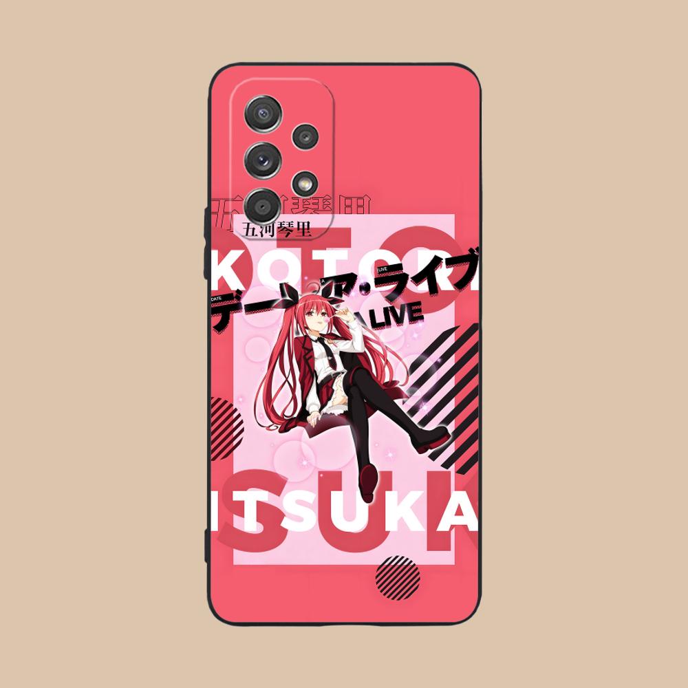 Date a Live Kotori Itsuka Matte TPU Mobile Phone Case for Samsung Galaxy M55 54 42 35 34 33 32 23 22 15 14 13 12 F55 5G Cover
