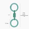 Kawaii Macaroon Keychain Cute Mini Candy Color Key Ring Buckle Portable Pendant for Girls Daily Accessory